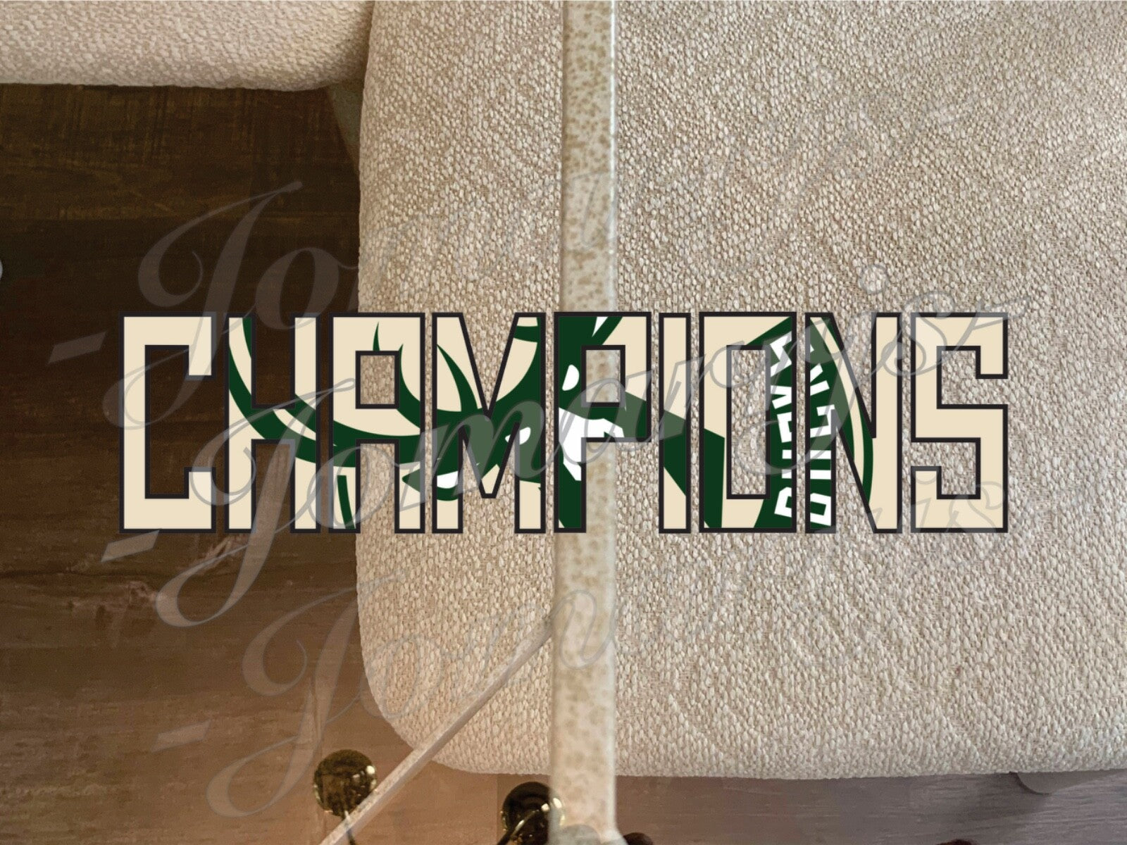 Milwaukee Bucks Basketball Team Logo NBA Champions Sticker Decal Vinyl 4"-18"