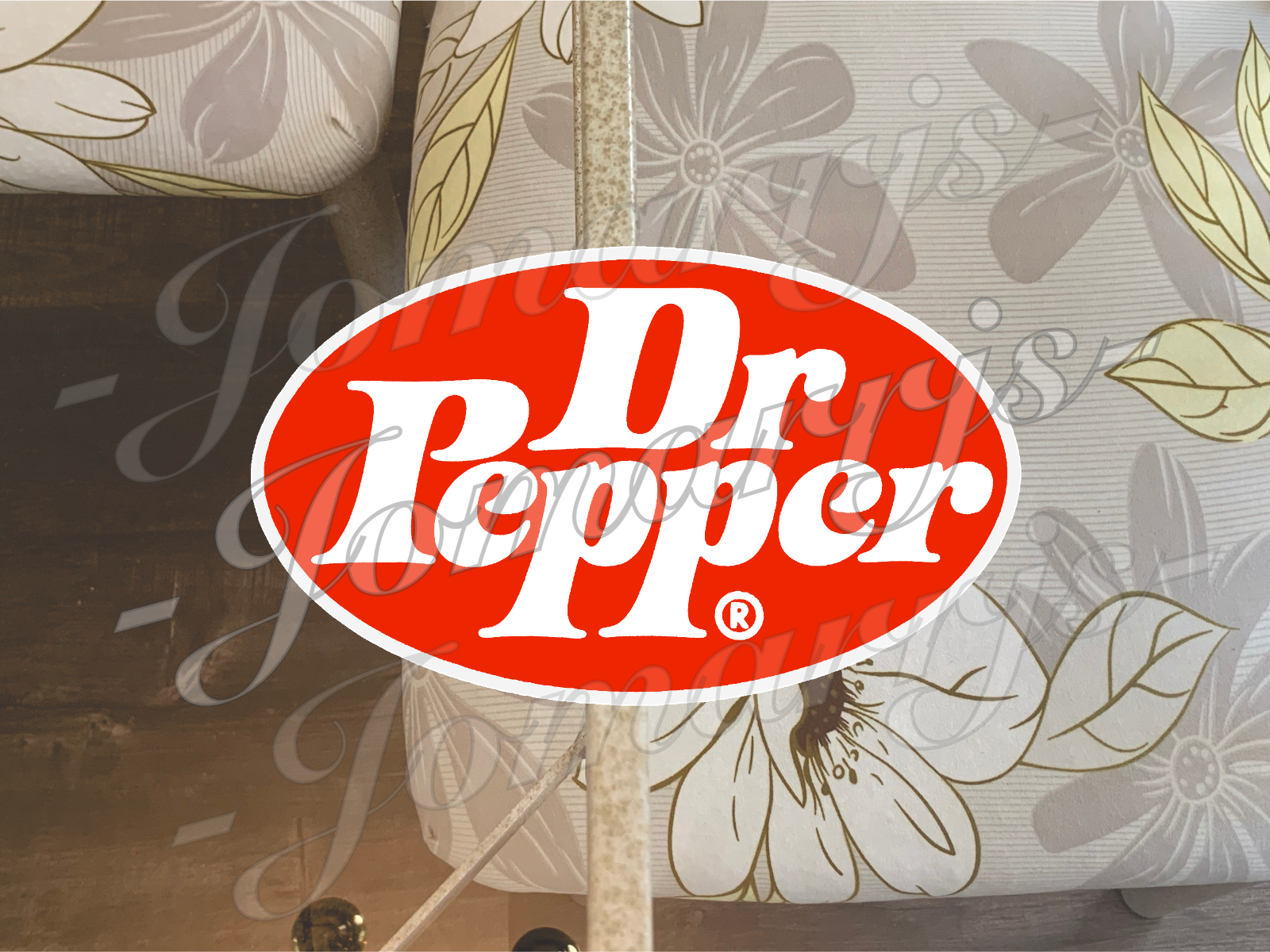 Dr. Pepper Logo Brand Drink Beverage Custom Sticker Decal fan tumbler laptop car