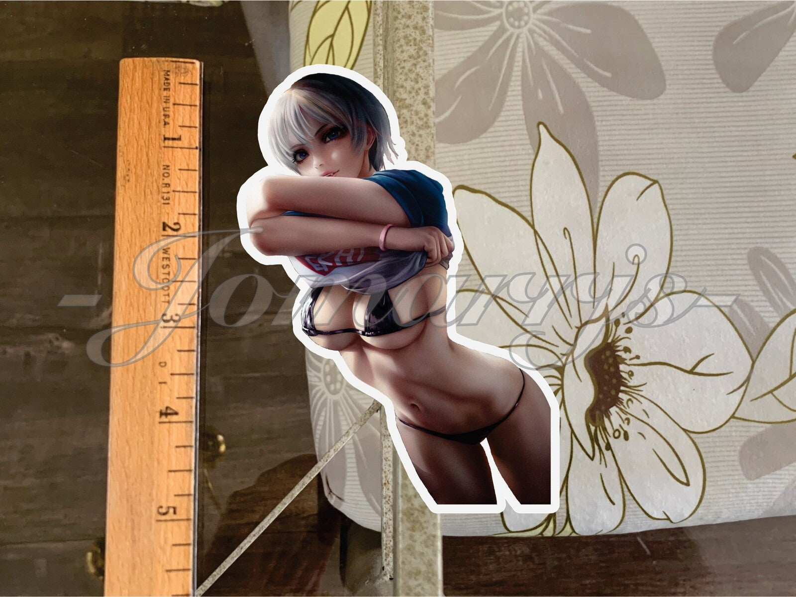 Uzaki chan Wants to Hang Out Anime Hana Bikini Sun Fun Sticker Decal art b.