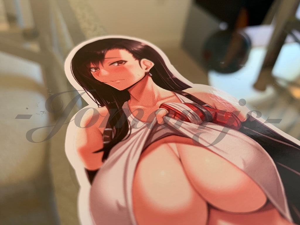 Final Fantasy Gaming Tifa Lockhart "Withdraw" Sticker Decals Vinyl ff 7 anime 46