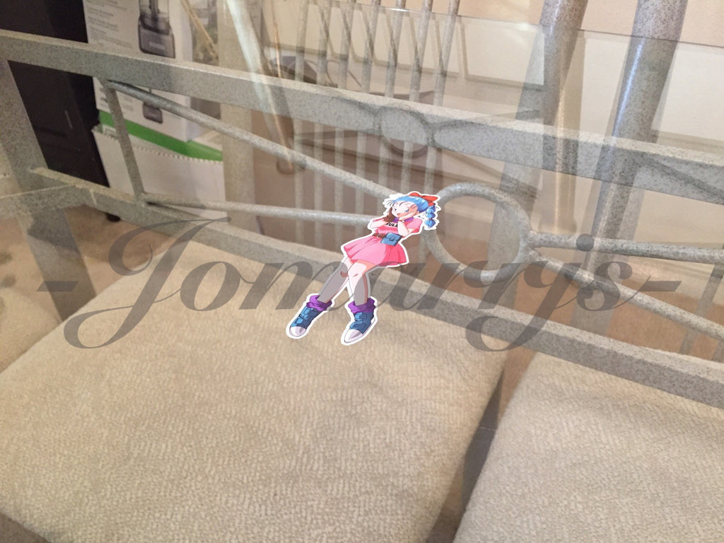 Dragon Ball Z Anime Bulma Sticker Decal Vinyl Comic DBZ