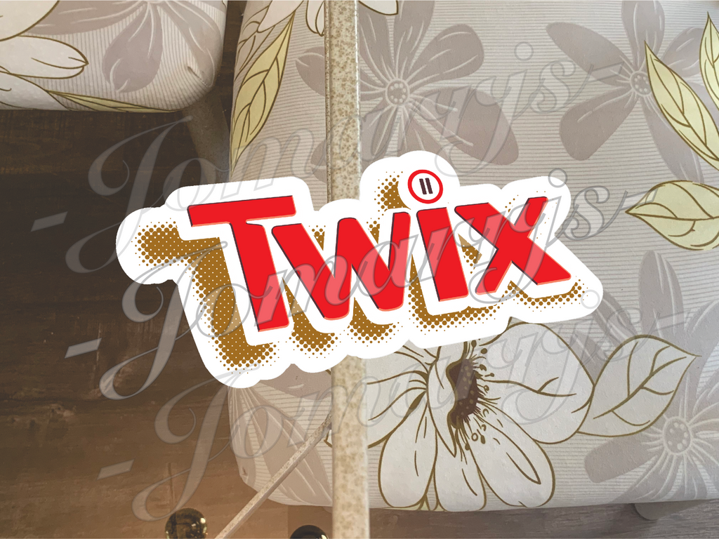 Custom Twix Logo Candy fan Vinyl Sticker Decal car tumbler