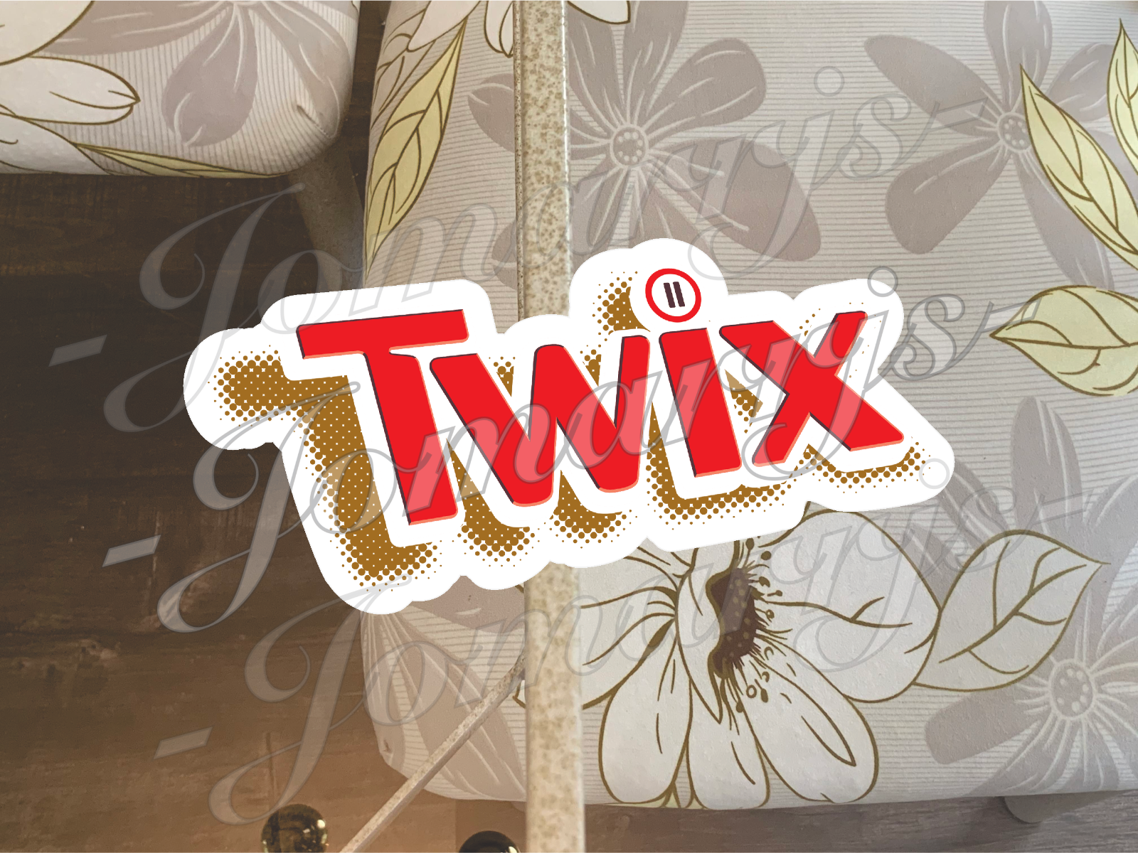 Custom Twix Logo Candy fan Vinyl Sticker Decal car tumbler