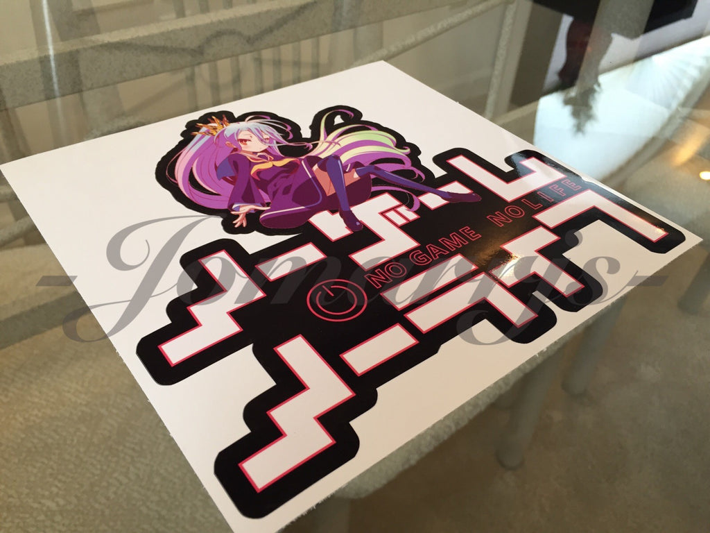No Game No Life - Anime - Shiro Sticker Decals Vinyl Sign Comic sora lap top