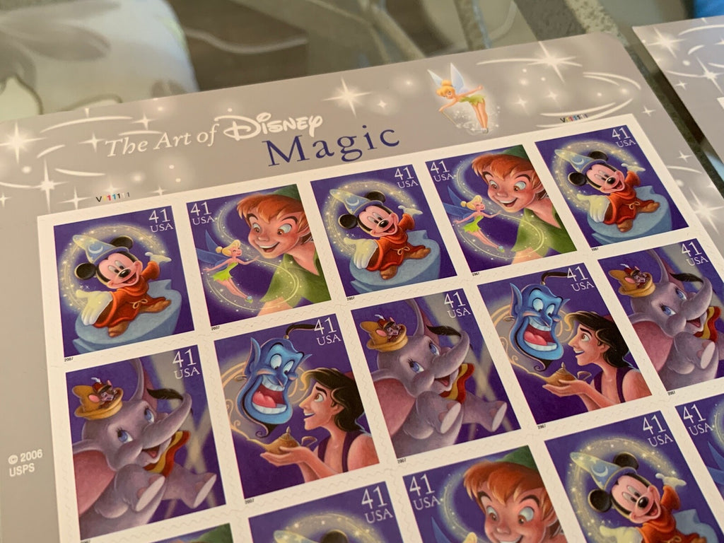US Scott #4192 41¢ x2 The Art of Disney: Magic Sheet of 20 VF NH MNH (Lot of 2)