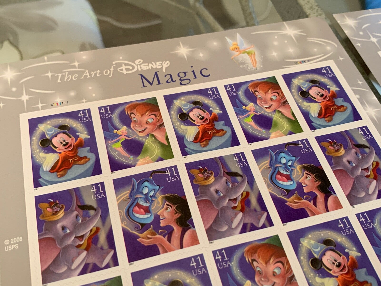 US Scott #4192 41¢ x2 The Art of Disney: Magic Sheet of 20 VF NH MNH (Lot of 2)