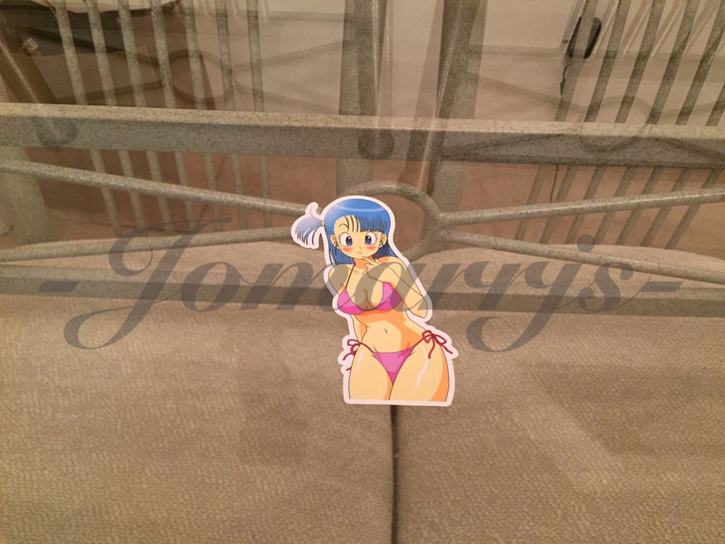 Dragon Ball Z Anime Bulma Bikini Sun Fun Sticker Decal Vinyl Comic DBZ