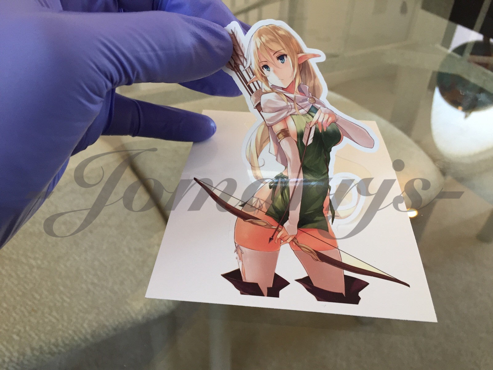 Gate - Anime - Tuka Luna Marceau "Arrows" Sticker Decal Vinyl Comic laptop manga