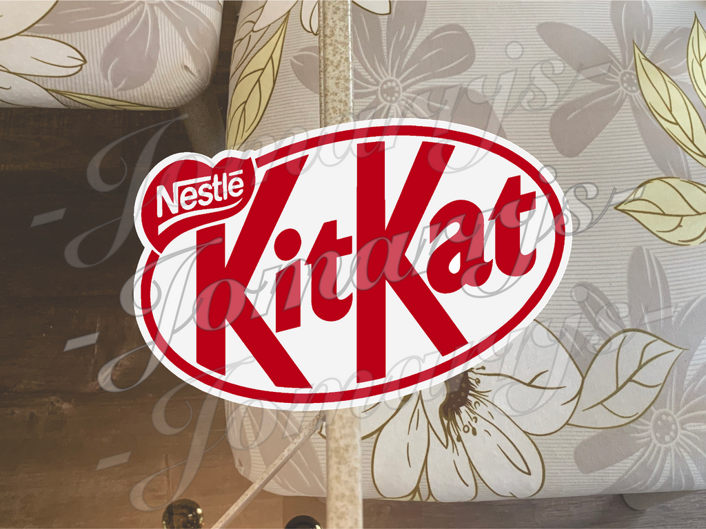 Nestle KitKat Logo Candy Brand Vinyl Sticker Decal fan tumbler laptop kit kat