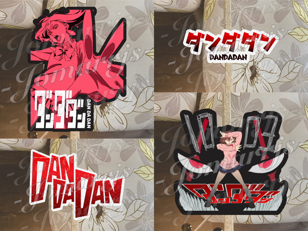 Dan Da Dan Custom Title Sticker Decal Vinyl 2"-18" waterproof car laptop manga