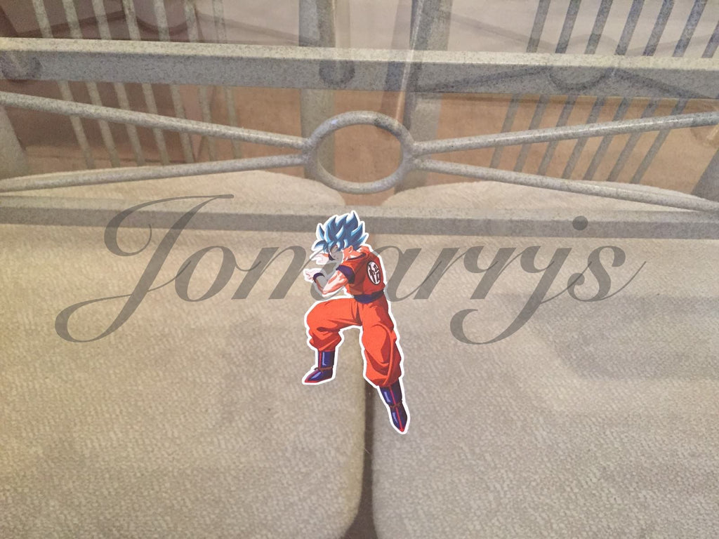 Dragon Ball Z Blue Hair Goku Stickers Decals Vinyl Sign Comic DBZ *3 Sizes!*