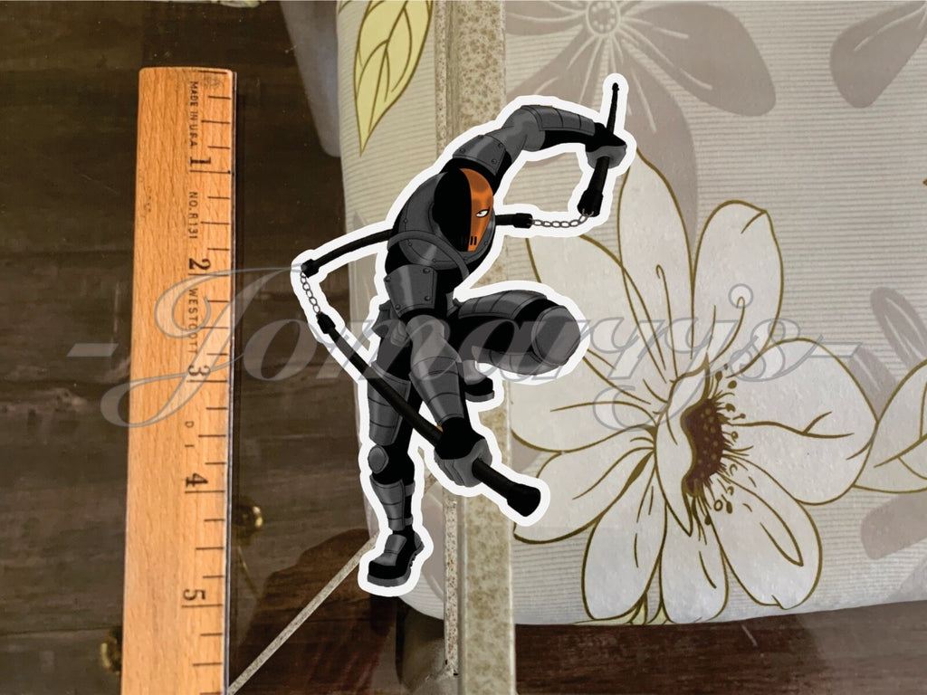Teen Titans Slade Anime Sticker Decal #1-2 a. b. manga DC Comics deathstroke