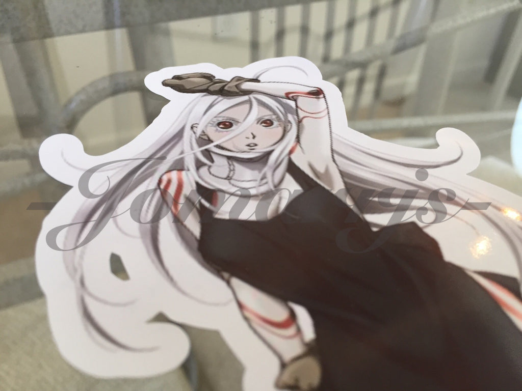 Deadman Wonderland - Anime - Shiro in Dress Sticker Decals Vinyl custom
