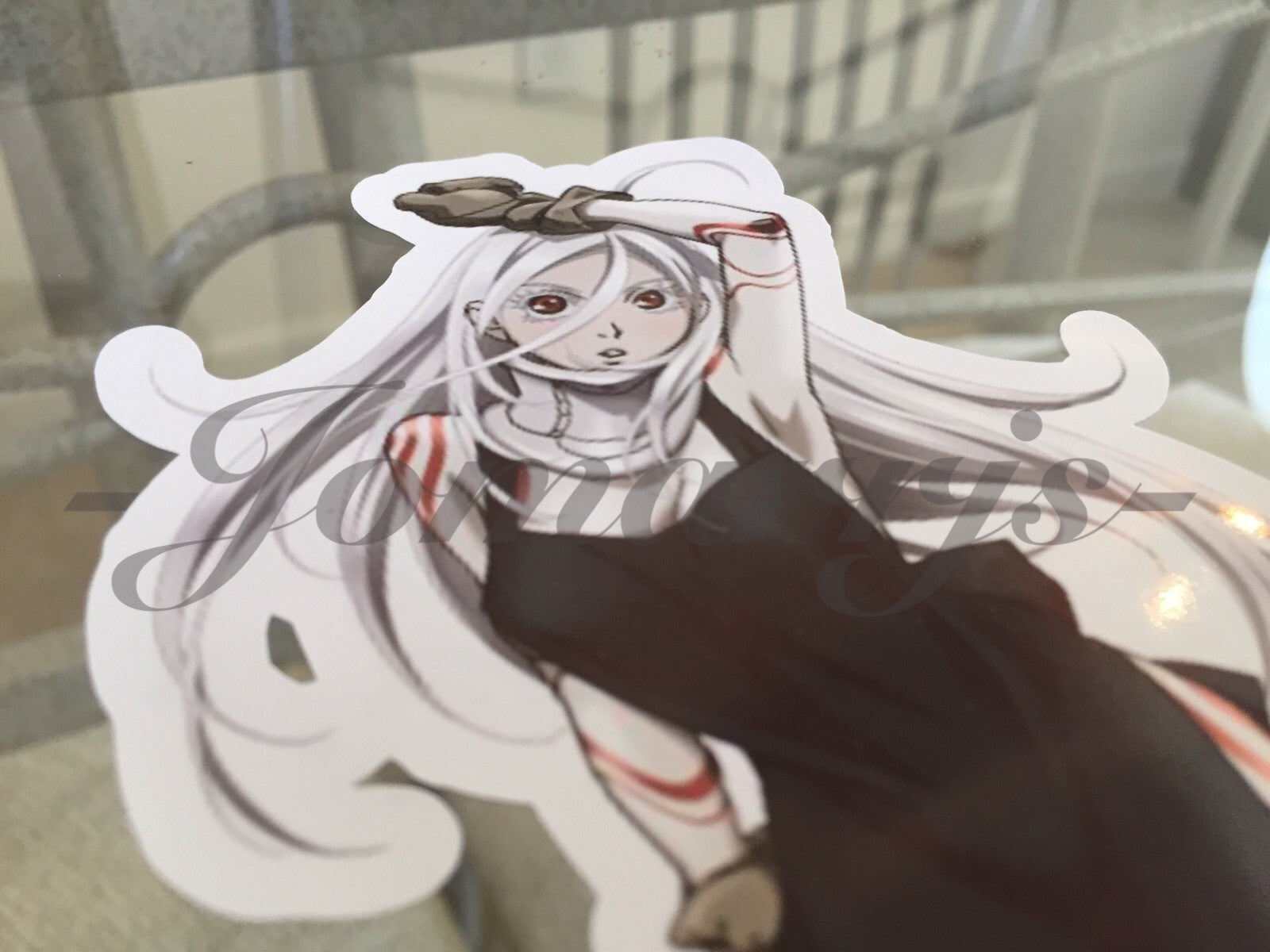 Deadman Wonderland - Anime - Shiro in Dress Sticker Decals Vinyl custom