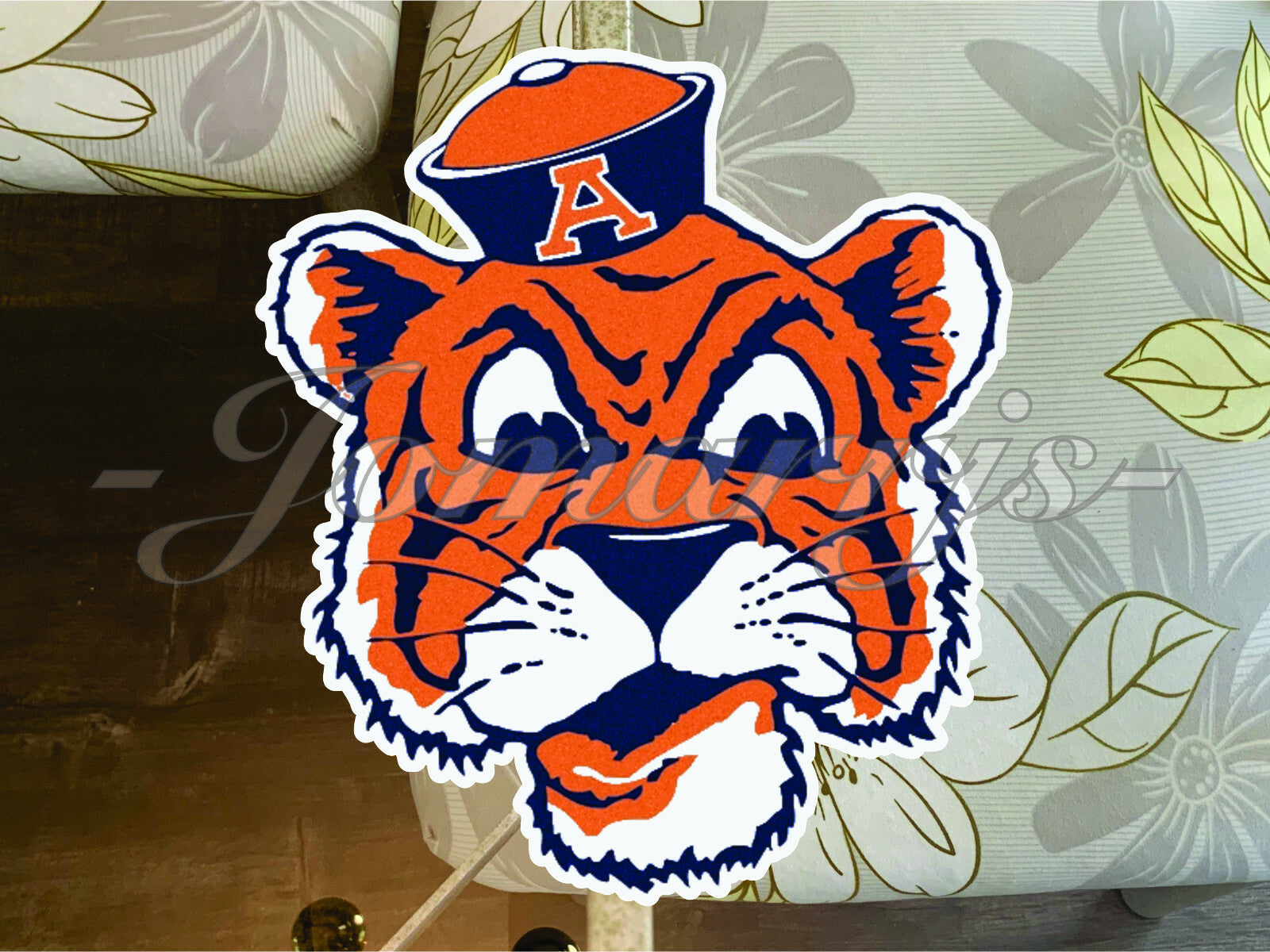 Auburn Tigers Football Logo NCAA Sticker Sign Vinyl Decal AU Aubie #WarEagle