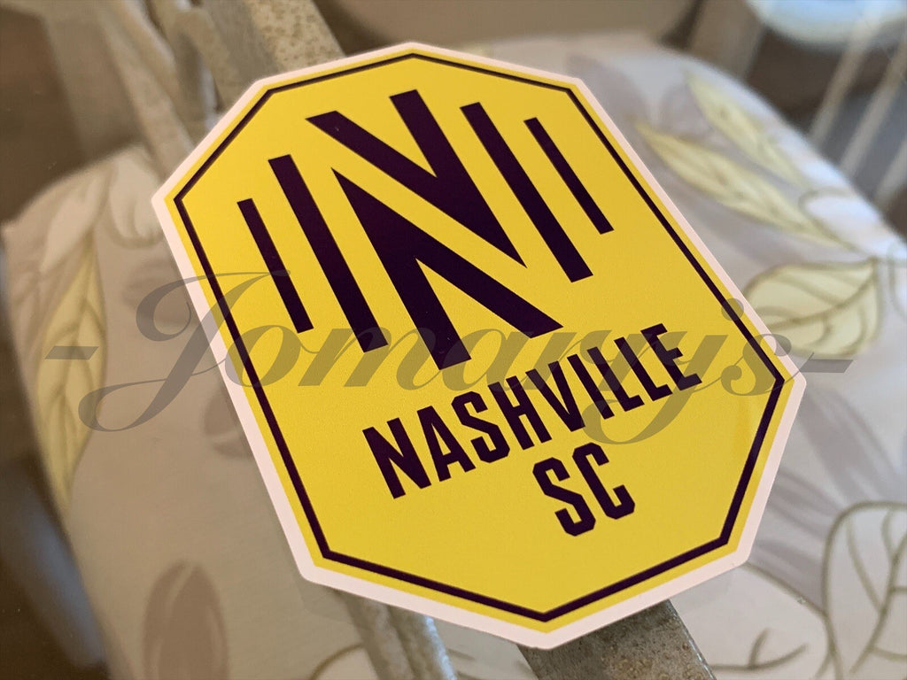Nashville SC soccer club Team Logo MLS Sticker Decal Vinyl #EveryoneN
