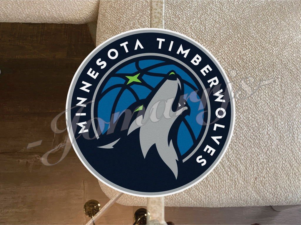 Minnesota Timberwolves Logo NBA Sticker Decal Vinyl waterproof 2"-18" laptop car