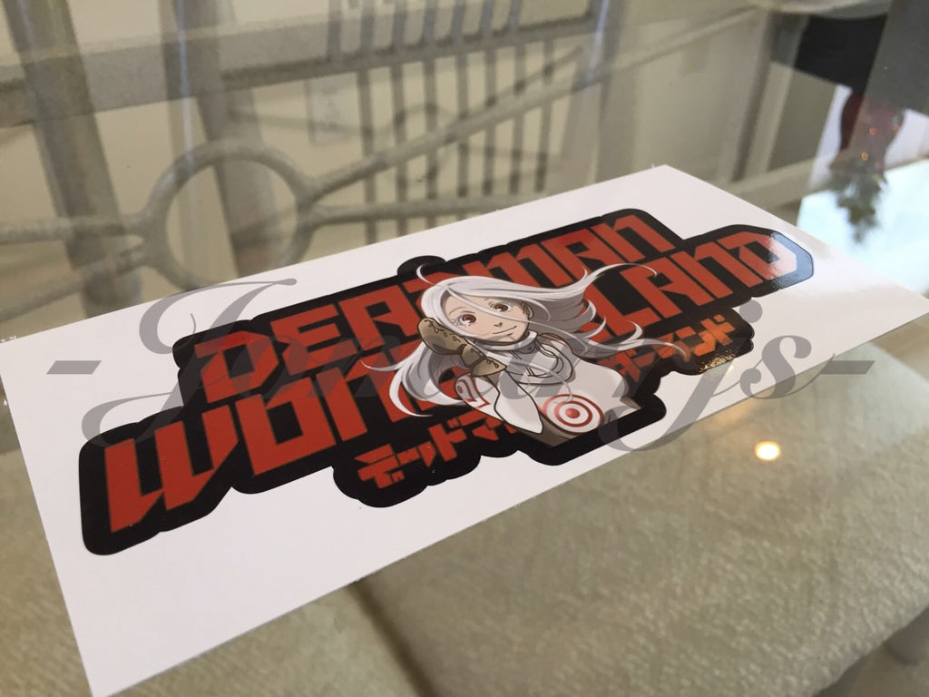 Deadman Wonderland - Anime - Shiro Sticker Decals Vinyl Sign Red Man Sz: 4”-18”
