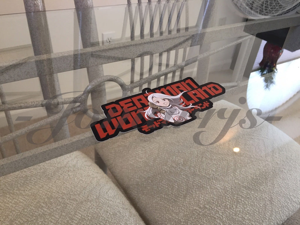 Deadman Wonderland - Anime - Shiro Sticker Decals Vinyl Sign Red Man Sz: 4”-18”