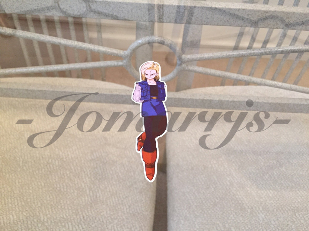Dragon Ball Z Anime Android 18 Sticker Decal Vinyl Sign Comic DBZ