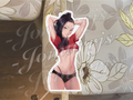 Street Fighter Anime Laura Matsuda 02 Decal Vinyl manga ecchi waifu art car