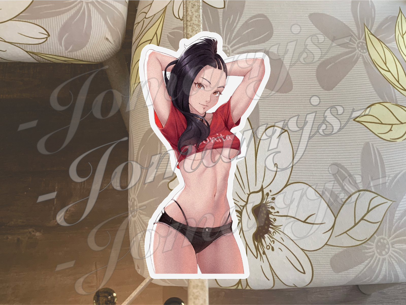 Street Fighter Anime Laura Matsuda 02 Decal Vinyl manga ecchi waifu art car