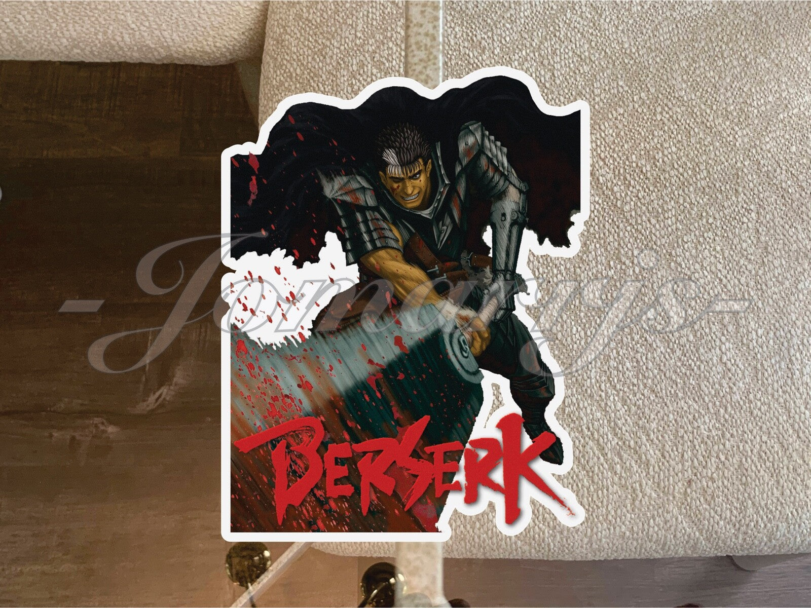 Berserk Anime Guts Black Swordsman Emblem Logo Custom Sticker Decal Vinyl Art