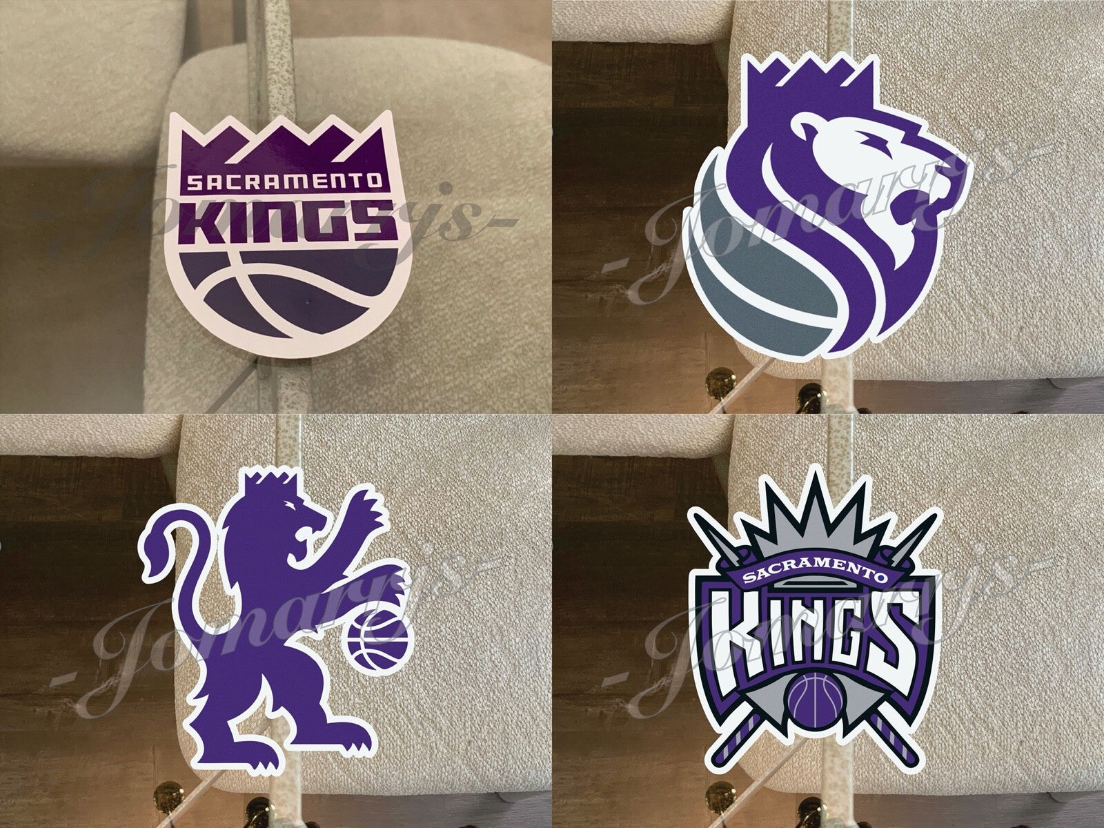 Sacramento Kings Logo NBA Sticker Decal Vinyl waterproof 2-18" #SacramentoKings