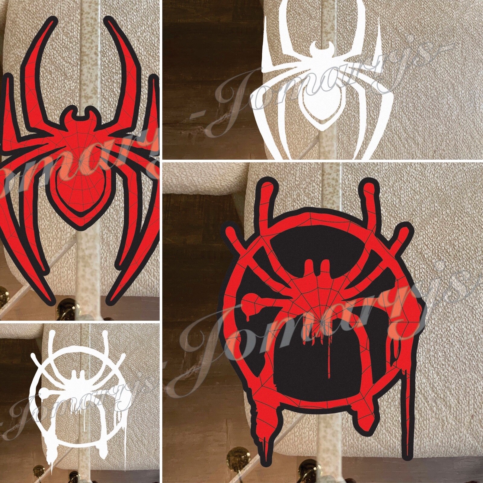 Marvel Spiderman Miles Morales Logo Sticker Decal Sign DC Comics *Sz: 5"-18"*