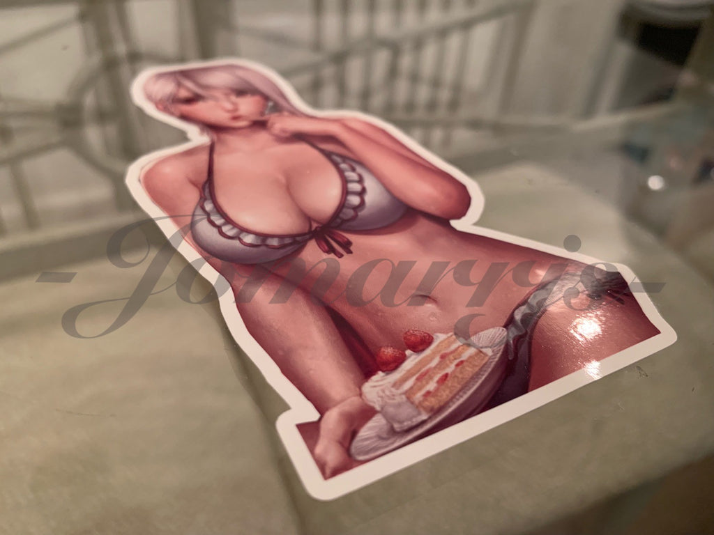 Food Wars! Shokugeki no Soma - Anime - Alice Nakiri Bikini Sun Fun Sticker Decal
