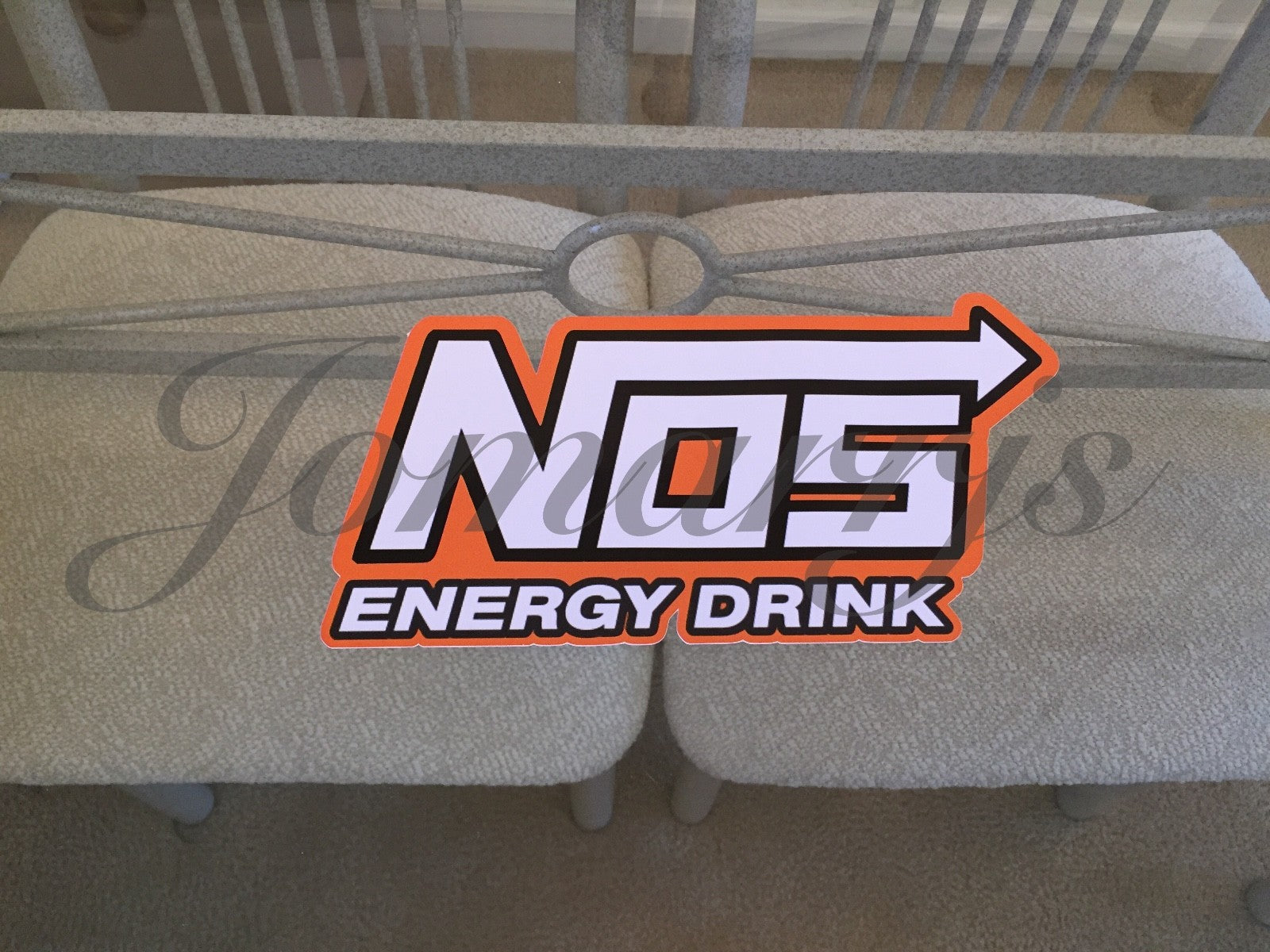 NOS Energy Drink Stickers Decal Sign Logo BMX Motocross Racing Red Bull *4"-18"*