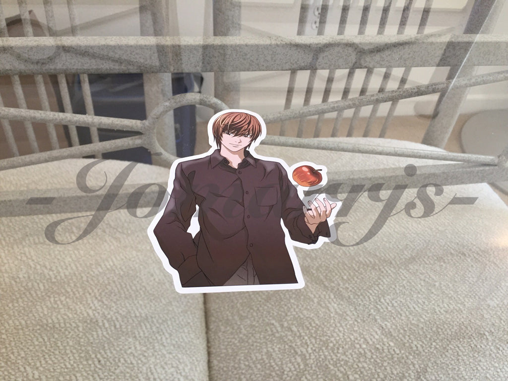 Death Note - Anime Light Yagami Kira Sticker Decals Vinyl binder laptop console