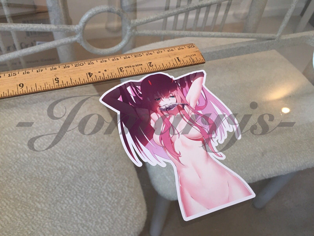 Darling in the Franxx Anime - 002 "Zero Two" "Reveal" Sticker Decal Vinyl manga