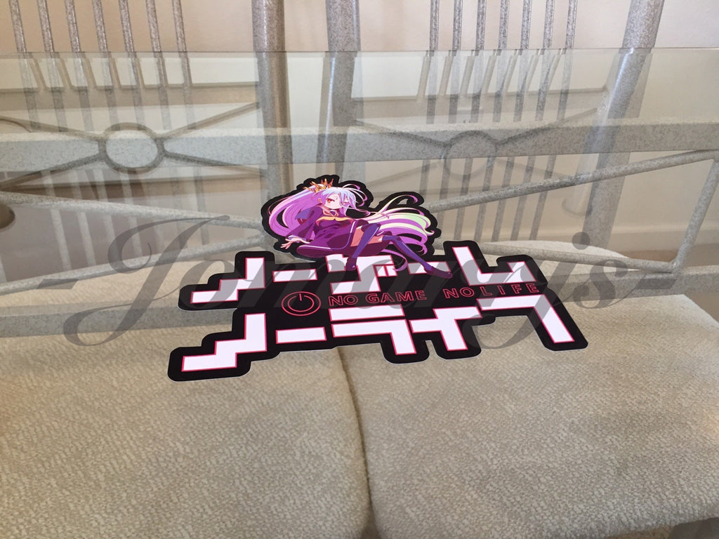 No Game No Life - Anime - Shiro Sticker Decals Vinyl Sign Comic sora lap top
