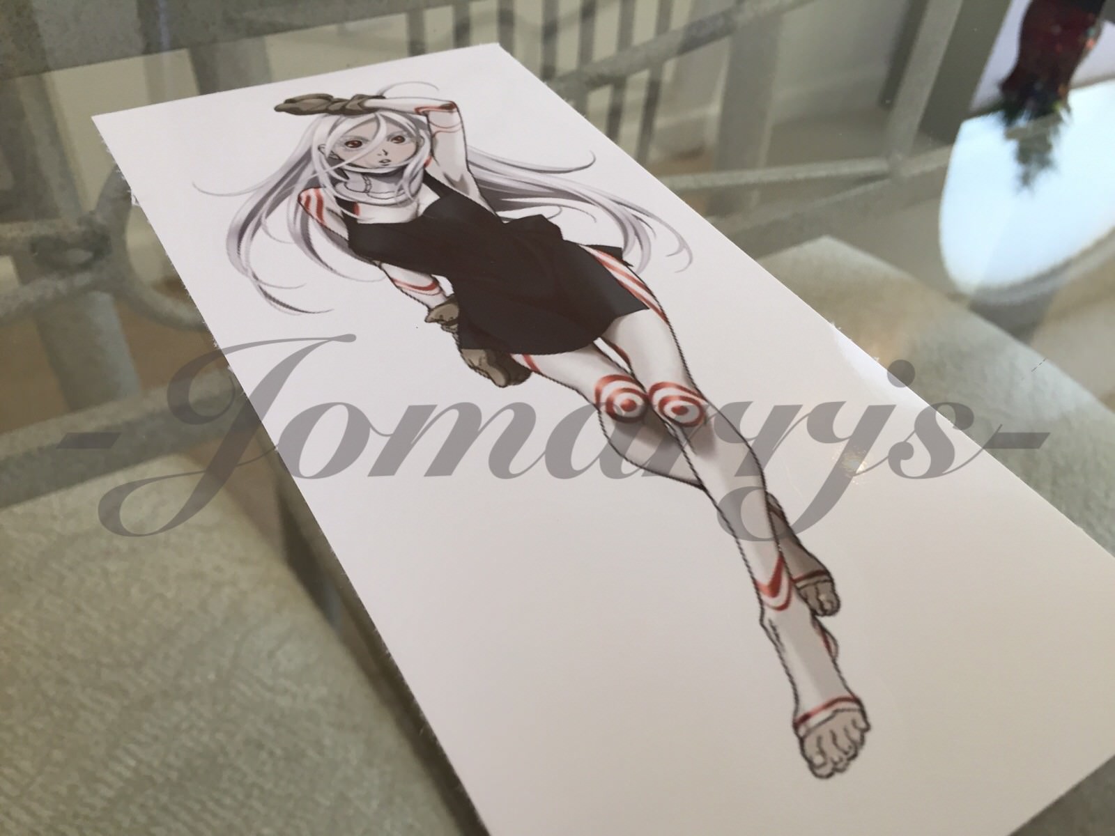 Deadman Wonderland - Anime - Shiro in Dress Sticker Decals Vinyl custom