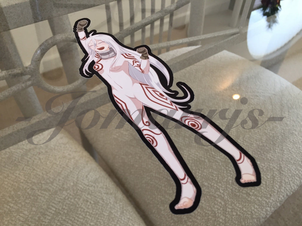 Deadman Wonderland - Anime - Shiro "Fist Pump" Sticker Decals Vinyl Wretched Egg