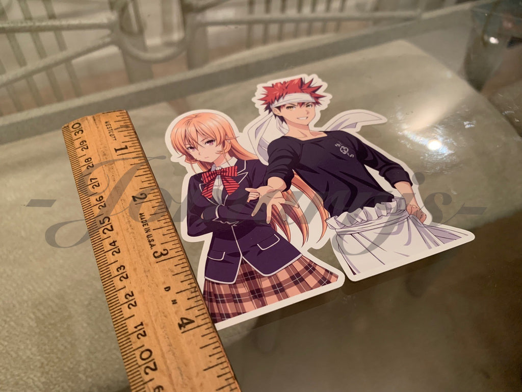 Food Wars! Shokugeki no Soma - Anime - Erina Nakiri & Soma Yukihira Sticker sōma