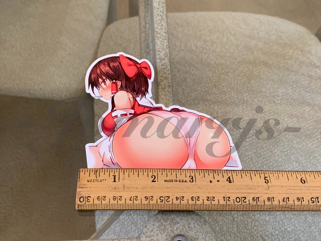 Touhou - Anime - Hakurei Reimu "Stretch" Sticker Decal lingerie bikini sun fun