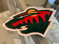 Minnesota Wild Hockey Team Logo NHL Sticker Decal Vinyl #OurIce
