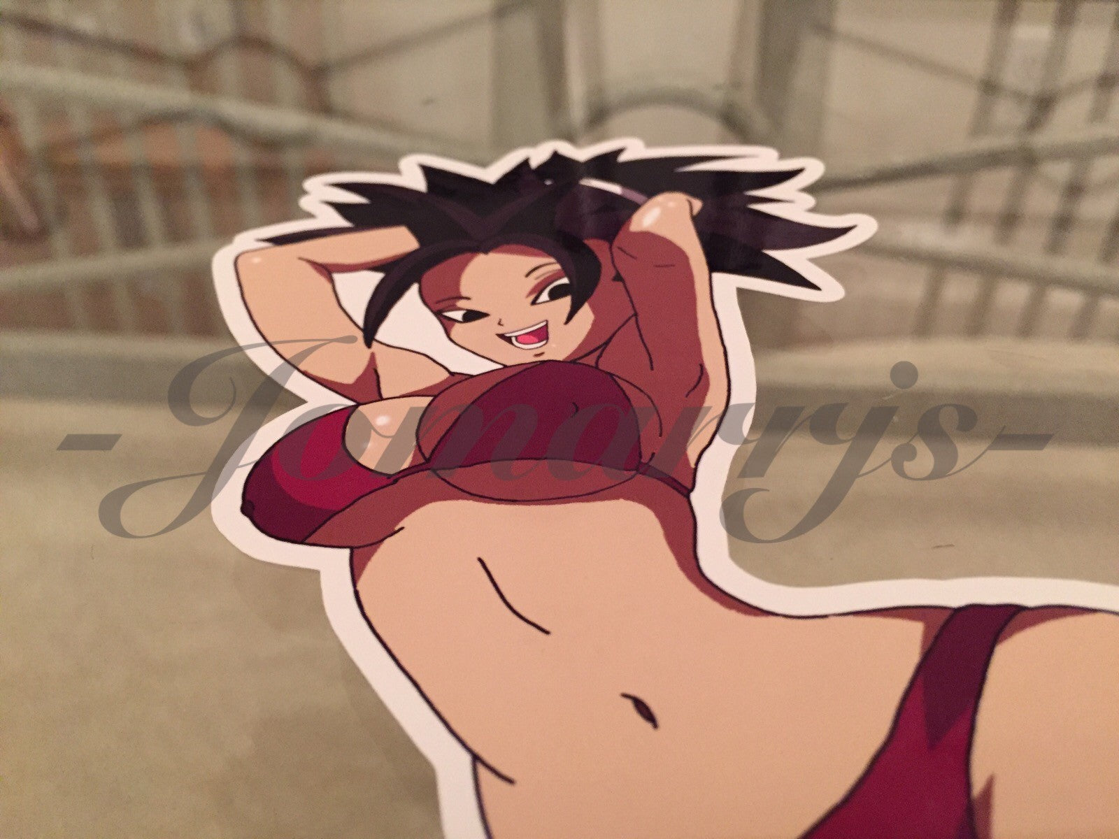 Dragon Ball Z - Anime - Kefla Bikini Sun Fun Sticker Decal Vinyl DBZ manga