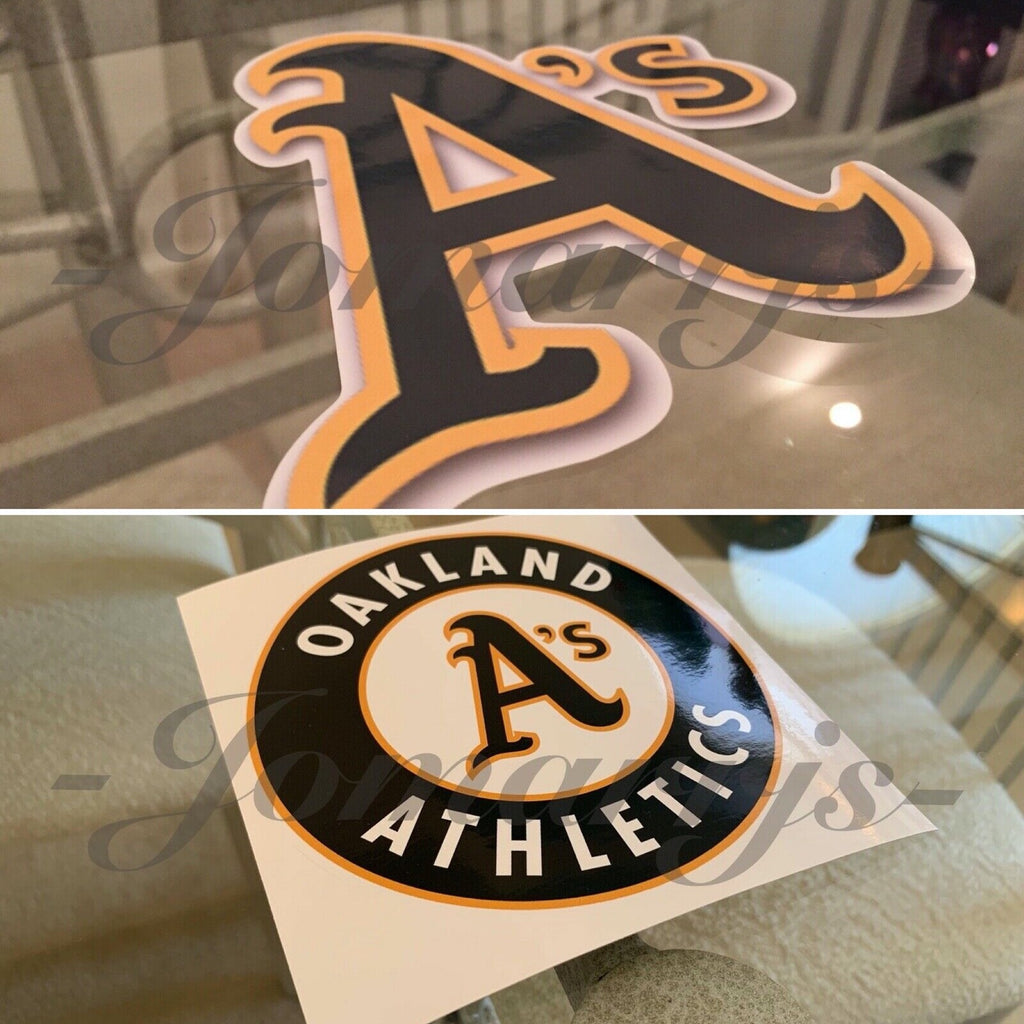 Oakland Athletics Logo A's Emblem MLB Sticker Decal waterproof 2"-18"