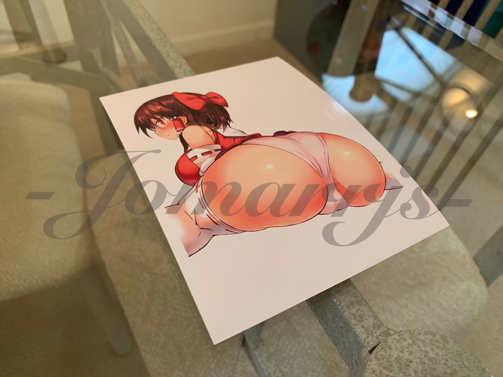 Touhou - Anime - Hakurei Reimu "Stretch" Sticker Decal lingerie bikini sun fun