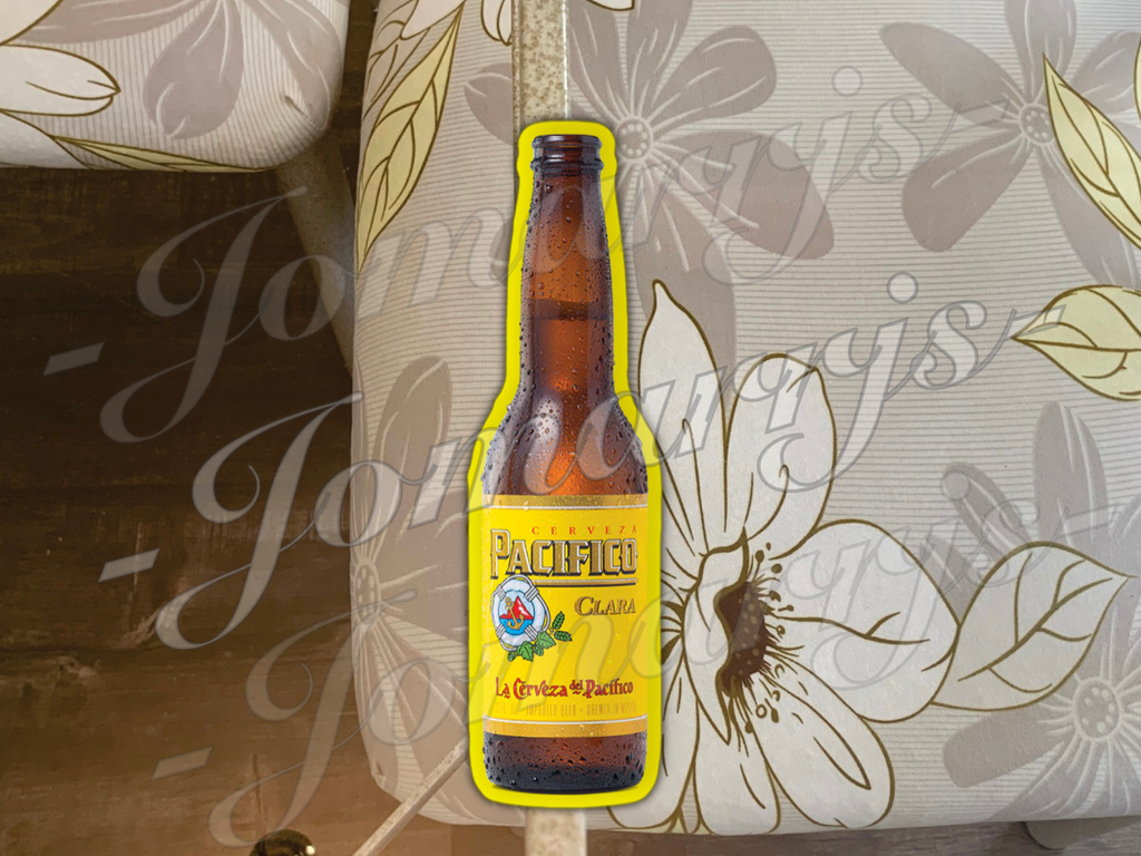 Pacifico Clara Cerveza Mexican Beer Logo Vinyl Sticker Decal fan tumbler car