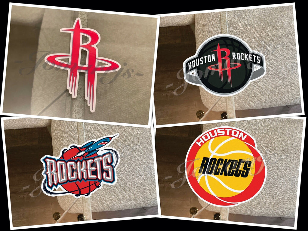 Houston Rockets Logo NBA Sticker Decal Vinyl waterproof 2-18" phone tumbler car