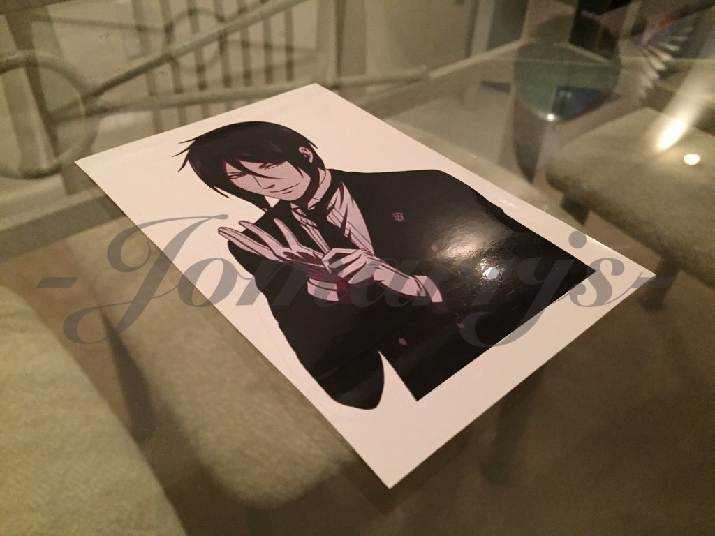 Black Butler Kuroshitsuji Anime - Sebastian Michaelis Sticker Decal Vinyl manga