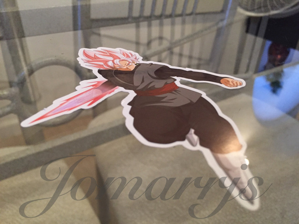 Evil Dark Goku Black Dragon Ball Z Sticker Decals Vinyl Sign Comic DBZ *3 Sizes*