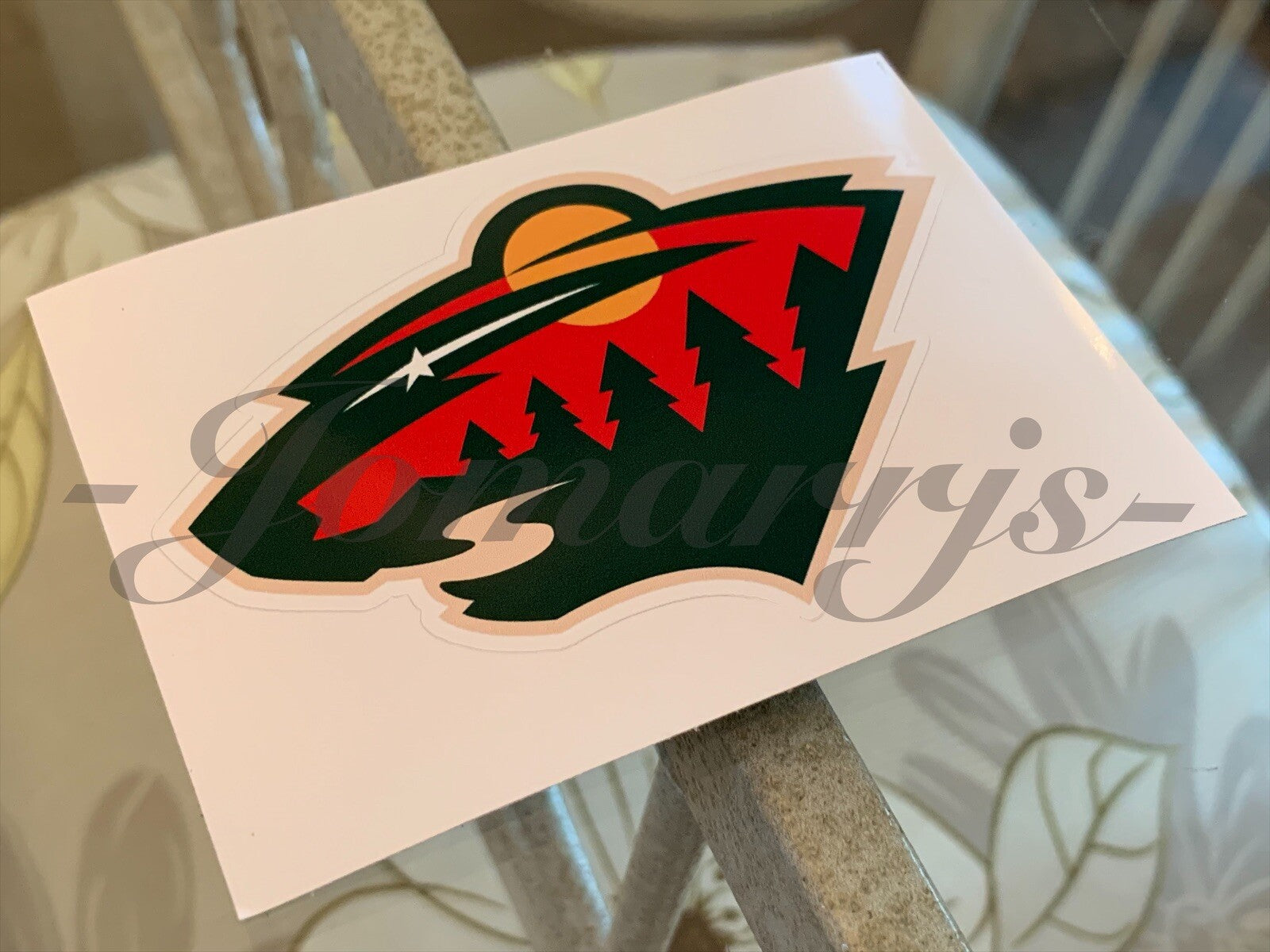 Minnesota Wild Hockey Team Logo NHL Sticker Decal Vinyl #OurIce