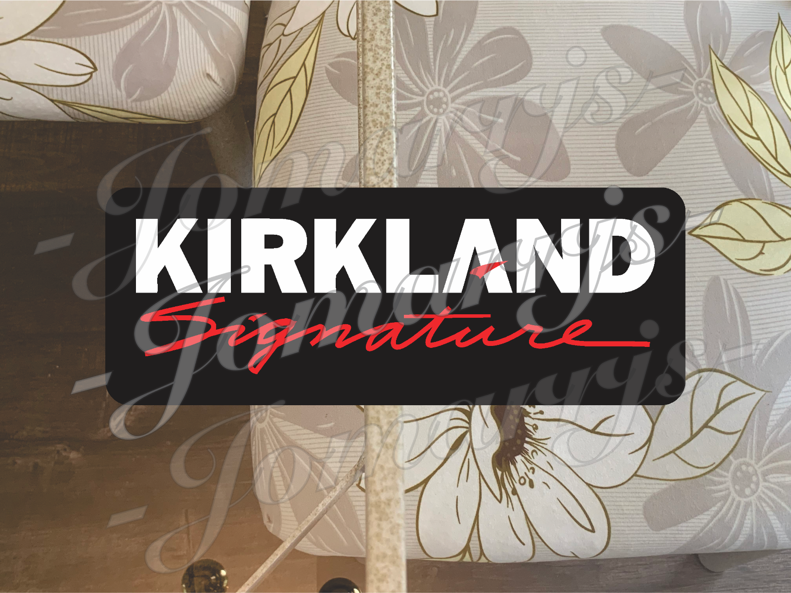 Kirkland Signature Custom Logo Vinyl Sticker Decal costco tumbler laptop 2"-18"