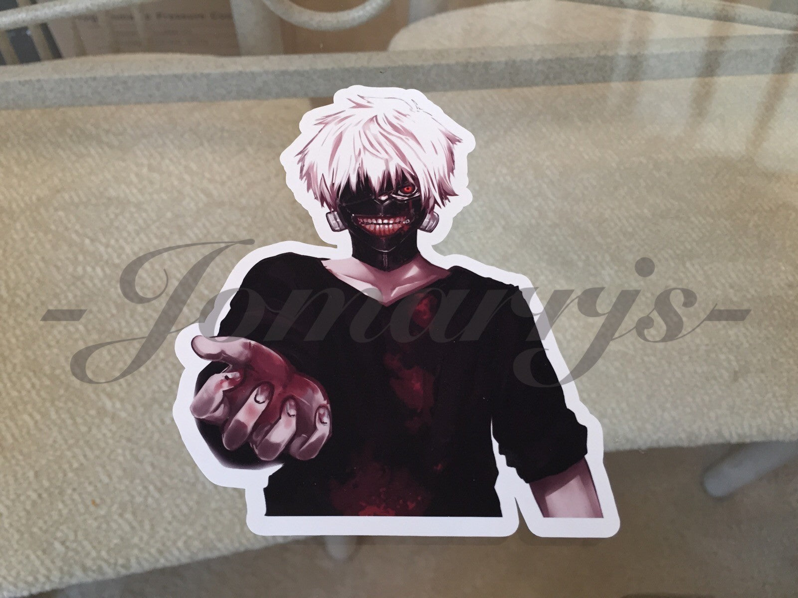 Tokyo Ghoul - Anime - Ken Kaneki Sticker Decals Vinyl binder laptop console