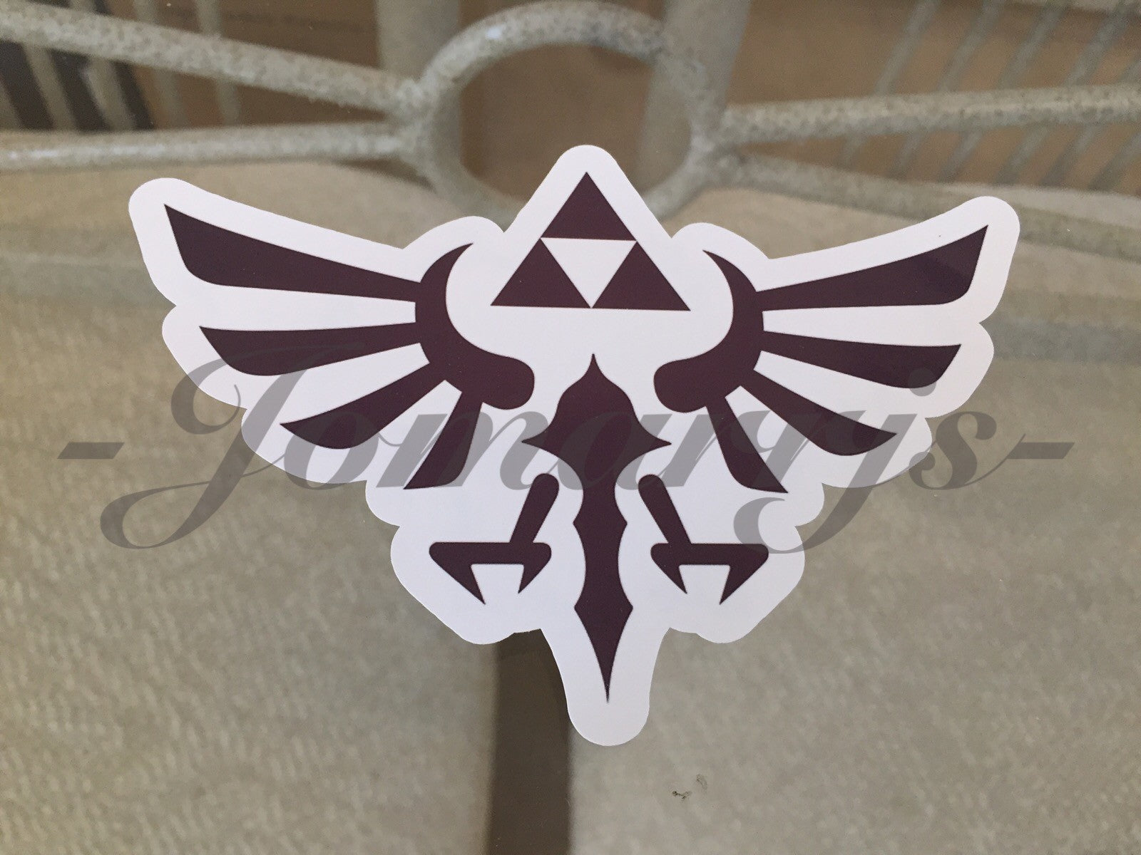 Zelda - Gaming - Triforce Logo Sticker Decals Vinyl console Laptop anime 3 Sizes